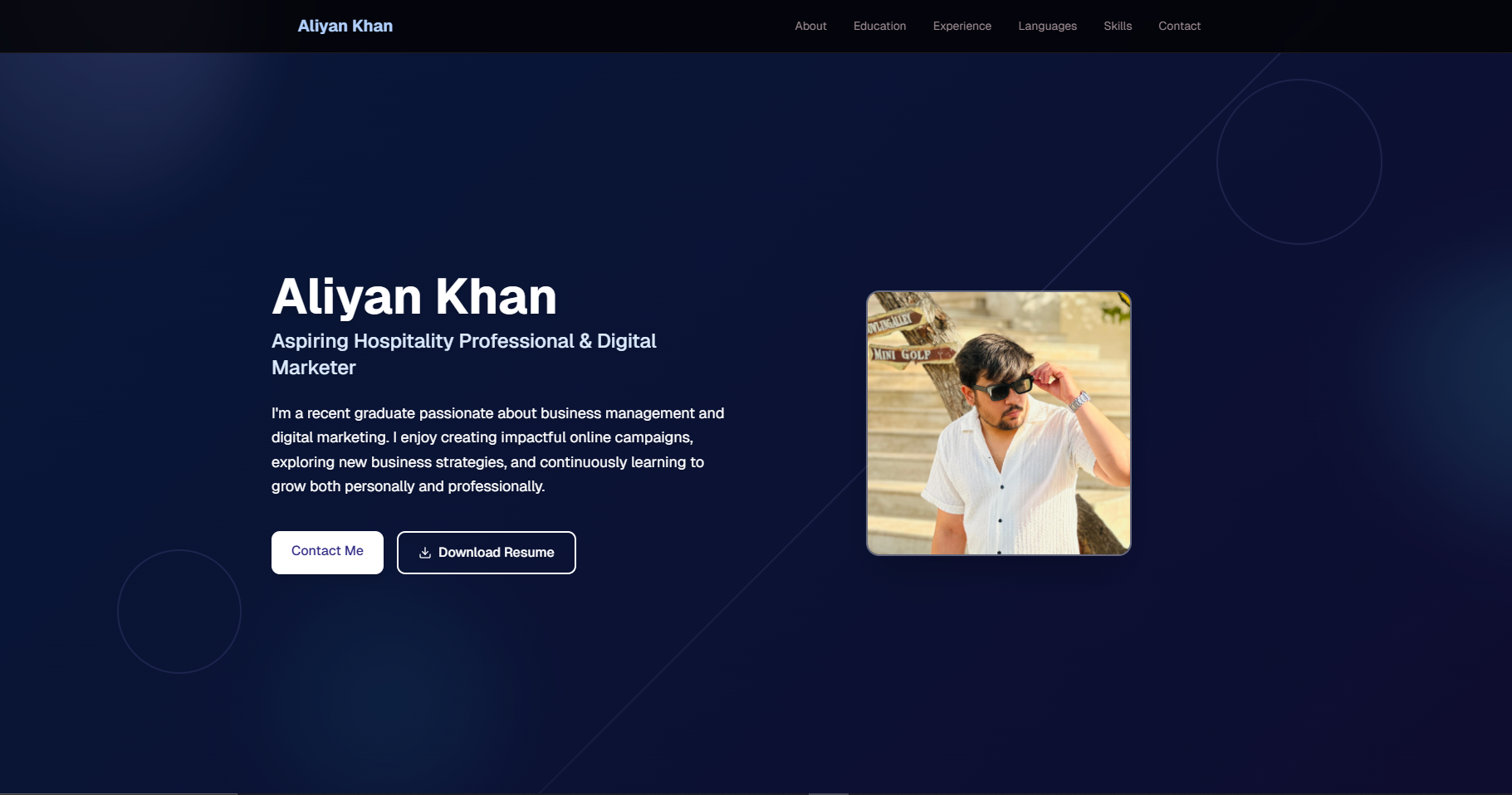 Designer Portfolio Website